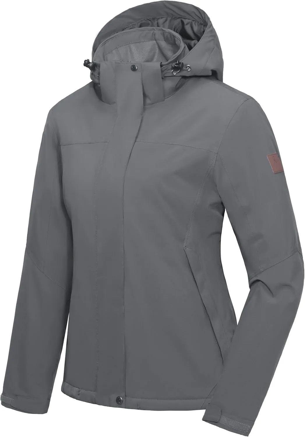 Little Donkey Andy Women's Waterproof Ski Snowboarding Jacket Windproof Warm Coat with Detachable Hood