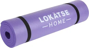 LOKATSE Home All Purpose Thick Yoga Mat with Carrying Strap High Density