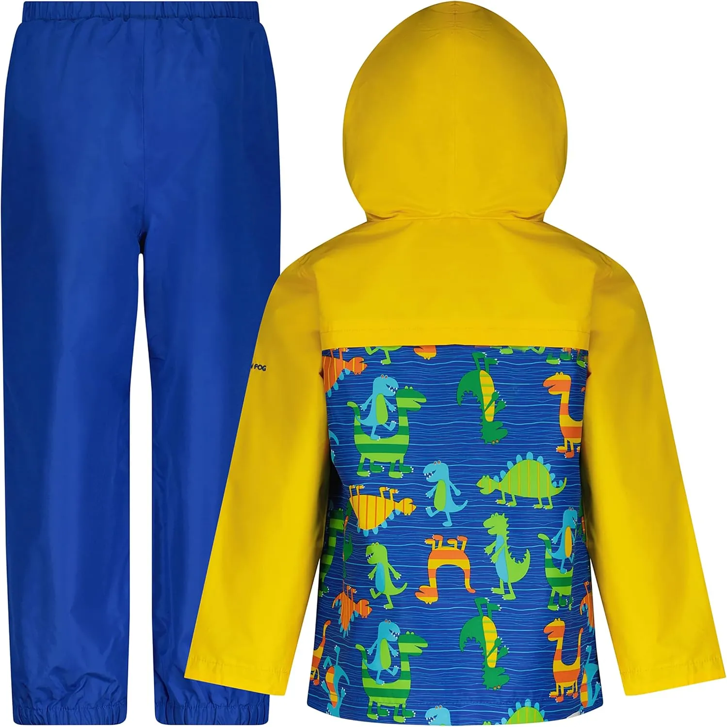 LONDON FOG boys Boys Waterproof Rain Suit for Kids Hooded Jacket and Splash Pants Set