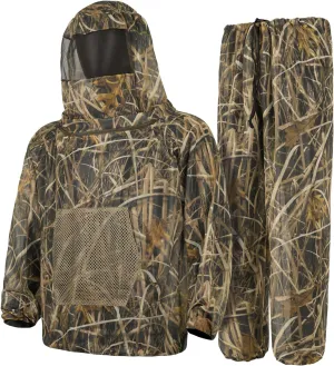LOOGU Mosquito Suits, Net Bug Pants & Jacket Hood Sets - Ultra-fine Mesh - With Fishing, Hiking, Camping and Gardening
