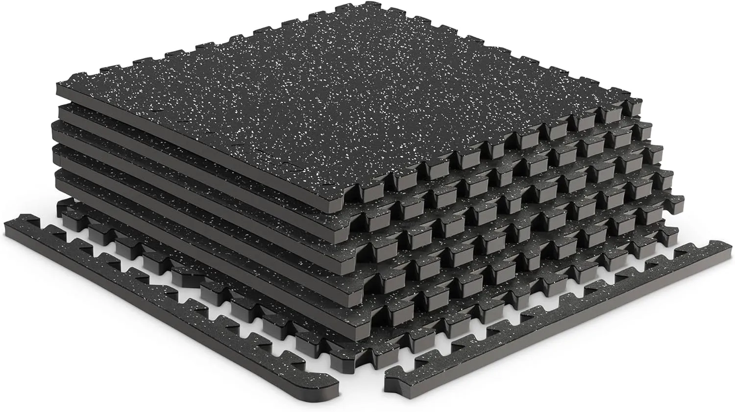 Marcy EVA Foam Interlocking Flooring Mat High Density Non-Slip Tiles for Fitness Equipment, Workout Cushion and Floor Protection