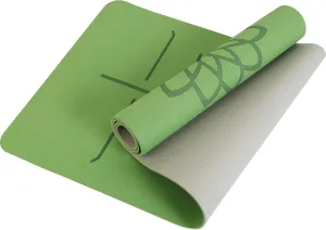 Mat Block Yoga Mat with Non-Slip 1/4'' Thick Anti-Tear, High Density TPE Eco-Friendly Foam Material for Home, Pilates and Floor Exercises & Fitness