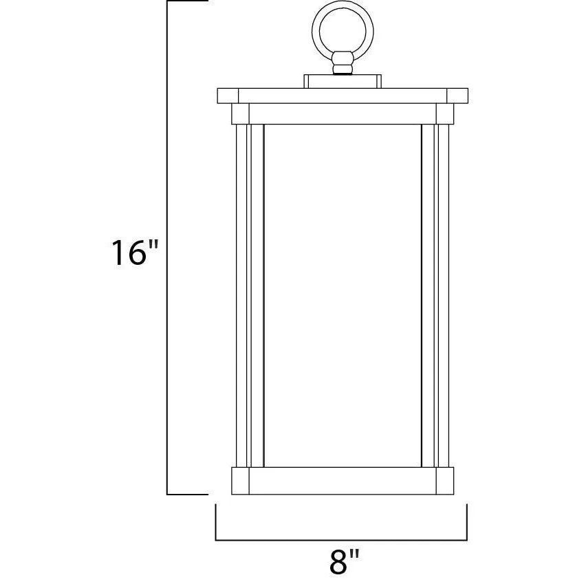 Maxim Lighting TERRACE LED E26 65759FSBZ Exterior Modern - Bronze