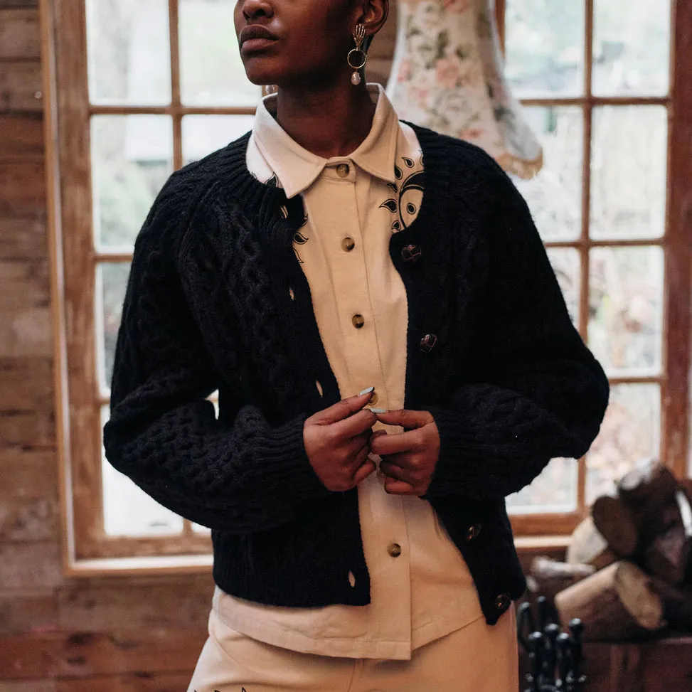 Meadows Quincy Cardigan Black