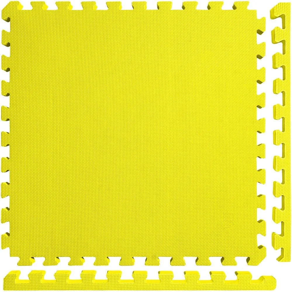 Meister X-THICK 1.5" Interlocking EVA Foam Mats - 2X Cushion for Wrestling, MMA Takedowns & Gymnastics - 2'x2' Tiles