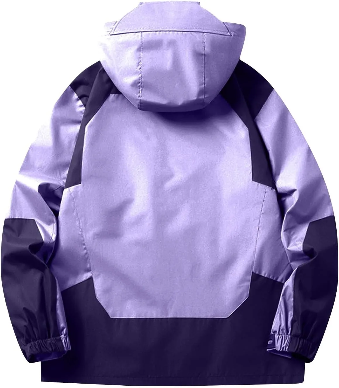 Mens Rain Jacket Lightweight Waterproof Rain Coats Poncho Sun Protective Outdoor Jacket with Hooded