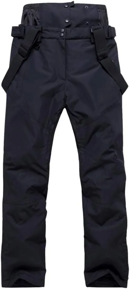 Mens Ski Jacket and Pants Set Ski Suit Winter Waterproof Windproof Hooded Snow Coat 2 Pieces Snowboarding Snowsuits