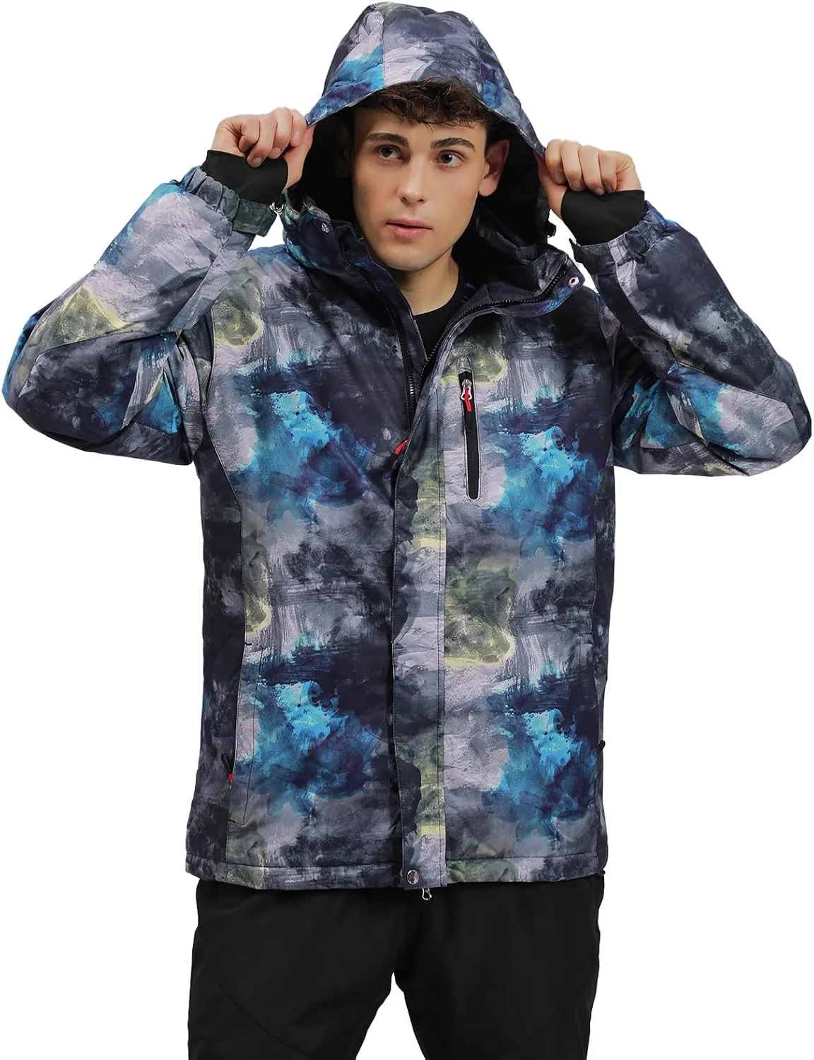 Mens Ski Jacket and Pants Set Waterproof Snow Suit Mountain Windproof Snowboard Jacket Winter Outdoor Ski Suit
