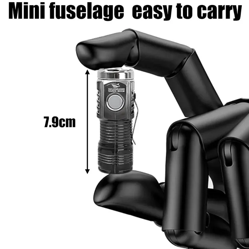 Mini Powerful LED Flashlight, Brighten Your Path Anytime, Anywhere