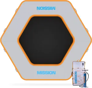 MISSION Boat Gear Splash Reef Mat: Inflatable Floating Water Lounge for Lake Relaxation & Comfort