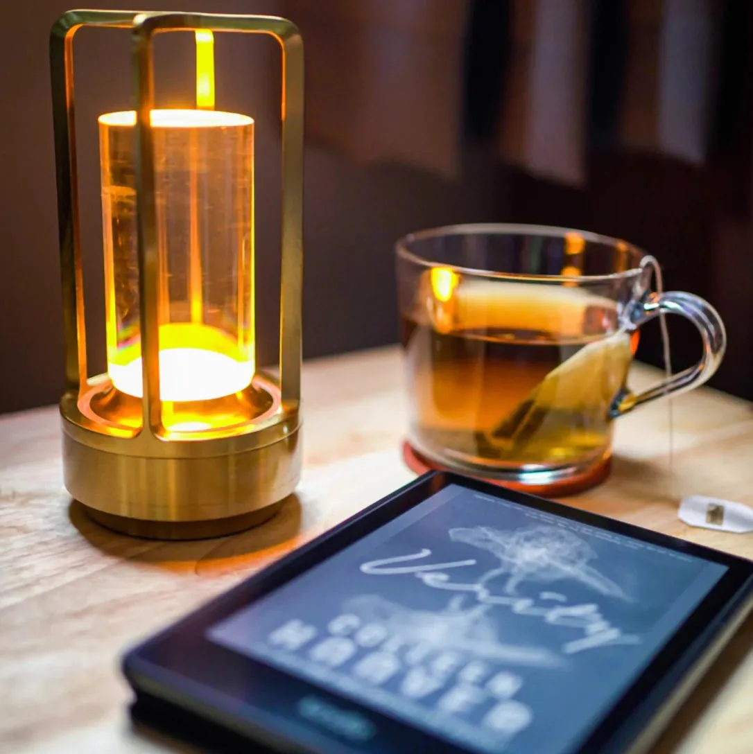 Modern LED Lantern - Portable Cordless Rechargeable Lamp