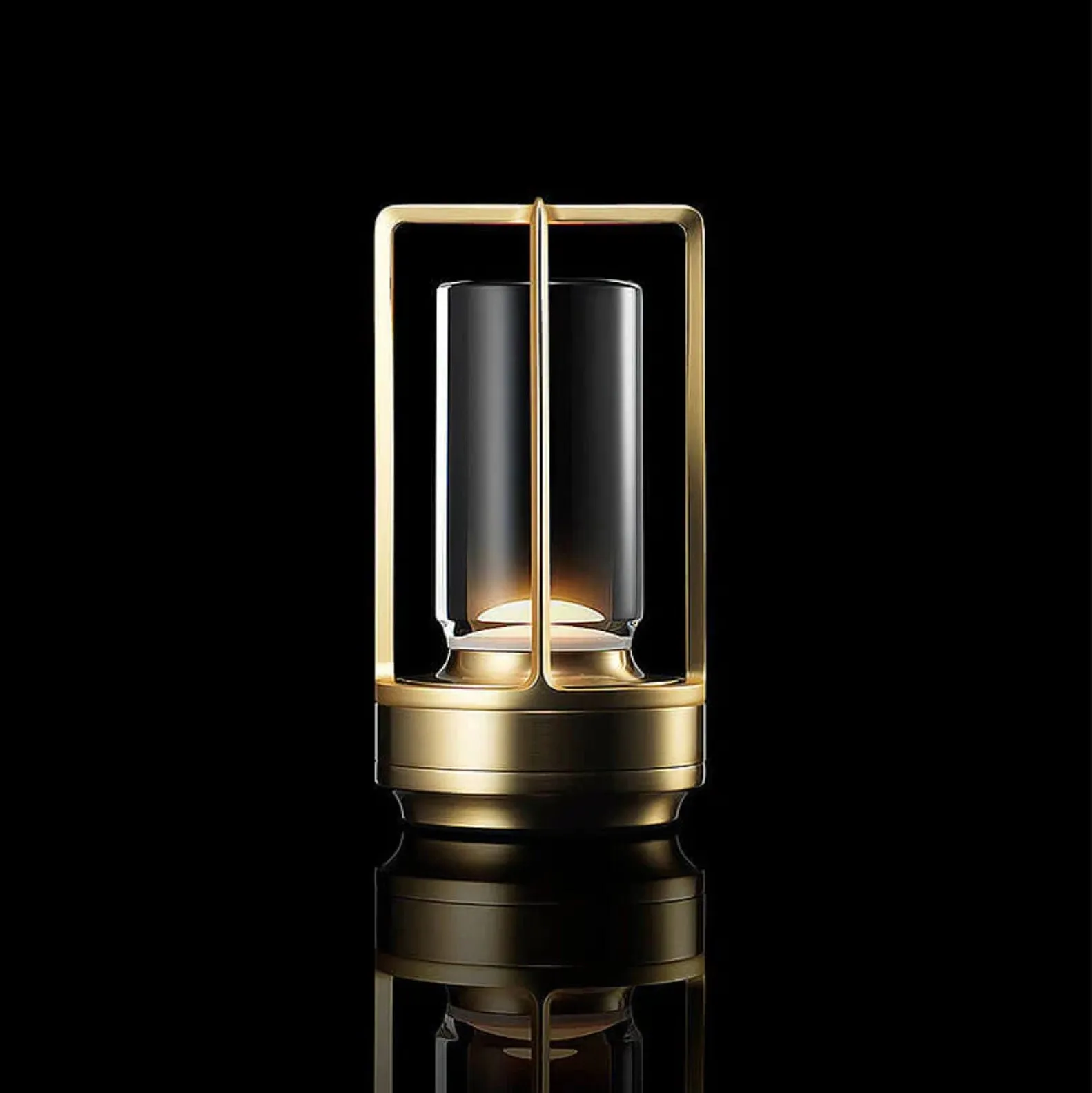 Modern LED Lantern - Portable Cordless Rechargeable Lamp
