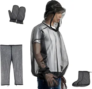Mosquito Netting Insect Repellent Clothing Mosquito Bug Jacket Full Body Mosquito Net Suit Mosquito Shirt Proof Resistant