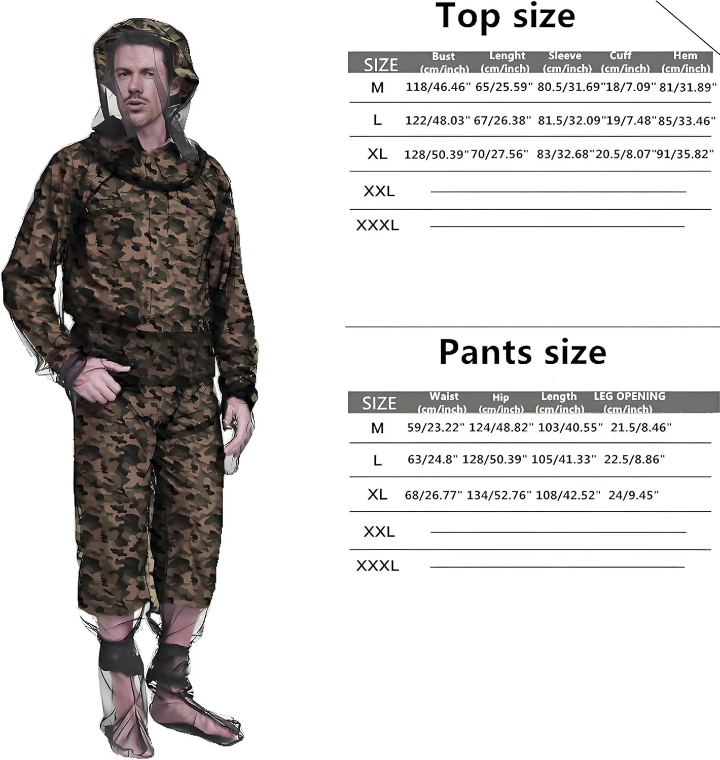Mosquito Netting Insect Repellent Clothing Mosquito Bug Jacket Full Body Mosquito Net Suit Mosquito Shirt Proof Resistant
