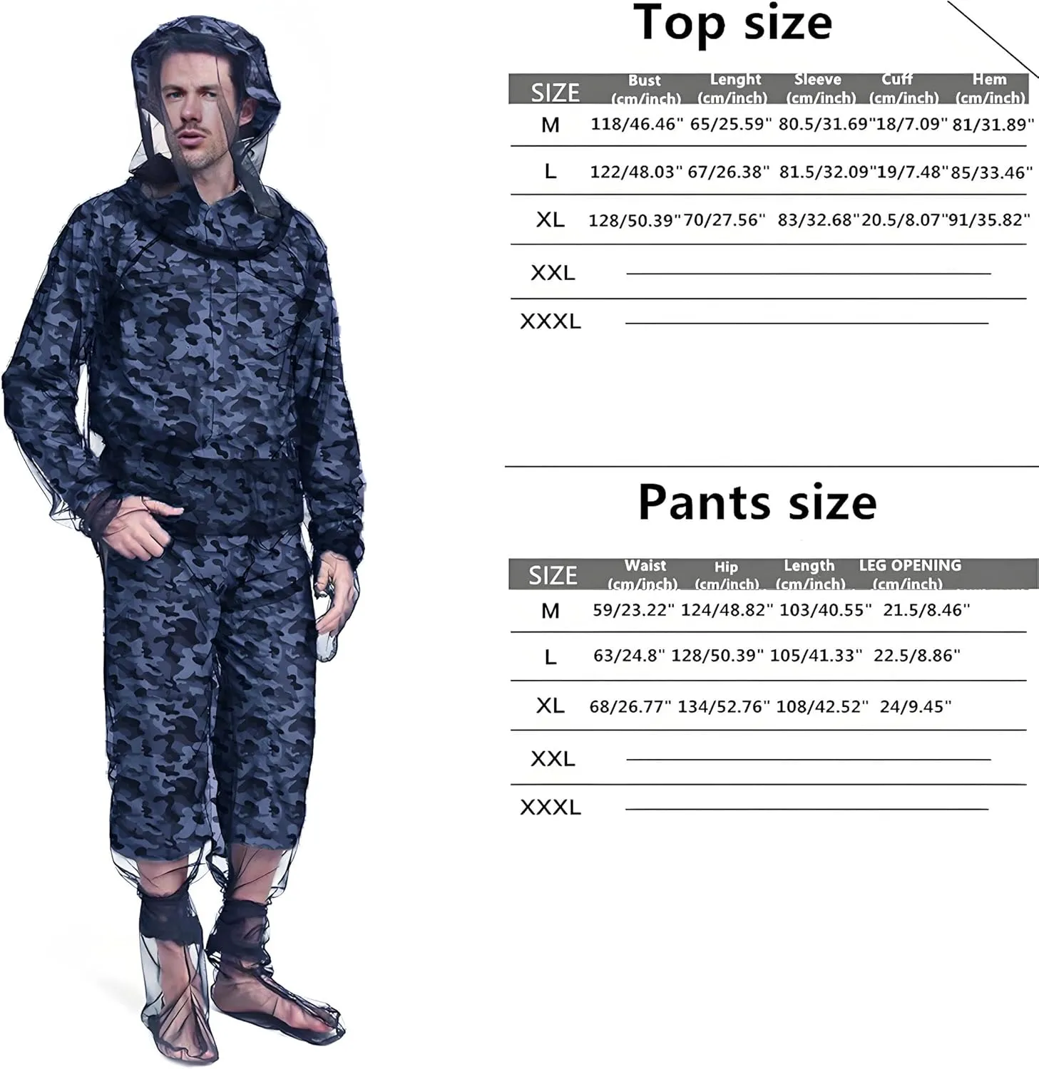 Mosquito Netting Insect Repellent Clothing Mosquito Bug Jacket Full Body Mosquito Net Suit Mosquito Shirt Proof Resistant