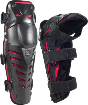 Motorcycle Knee Shin Guards, Long Leg Protection Crash Proof Motorcycle Knee Protection Bendable Adjustable MTB Knee Pads for Men Motocross Gear
