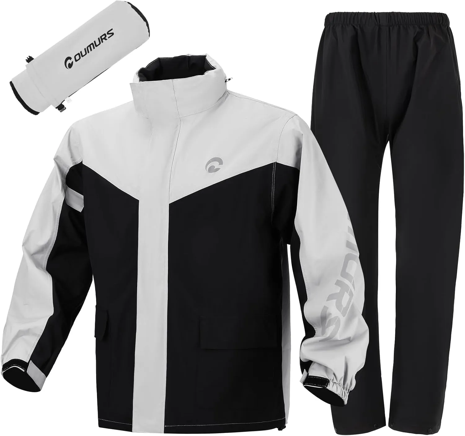 Motorcycle Rain Suit for Men & Women Waterproof Jacket & Pants, Motorcycle Fishing Riding Working Bike Hunting Camping