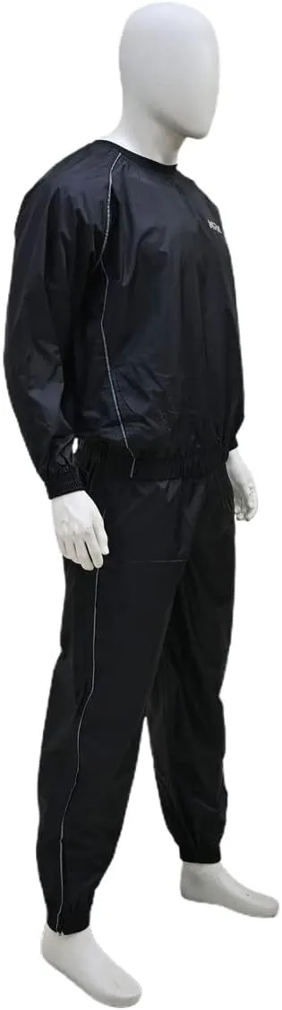 MRX Heavy Duty Sweat Suit for Men & Women Workout Training & Exercise Waterproof Sauna Suit Weight Loss Track Suits Sets