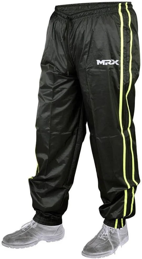 MRX Heavy Duty Sweat Suit for Men & Women Workout Training & Exercise Waterproof Sauna Suit Weight Loss Track Suits Sets