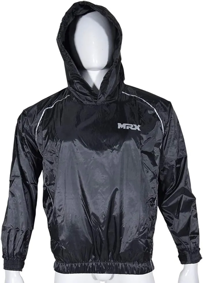 MRX Heavy Duty Sweat Suit for Men & Women Workout Training & Exercise Waterproof Sauna Suit Weight Loss Track Suits Sets