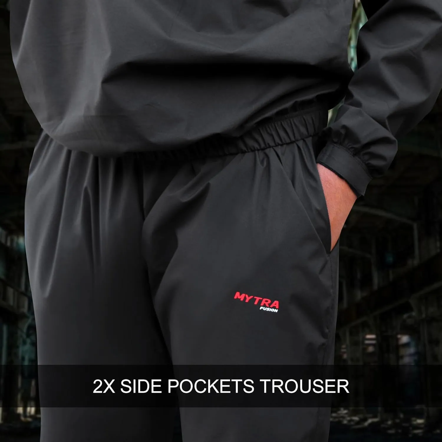 Mytra Fusion Sweat Suit for Men & Women 100% Waterproof and Windproof Suit for Weight Loss for Exercise, MMA and Gym Training
