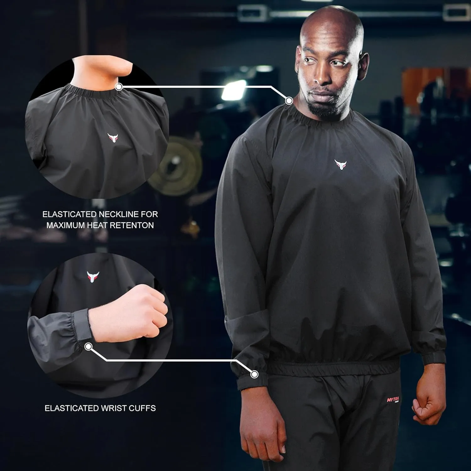 Mytra Fusion Sweat Suit for Men & Women 100% Waterproof and Windproof Suit for Weight Loss for Exercise, MMA and Gym Training