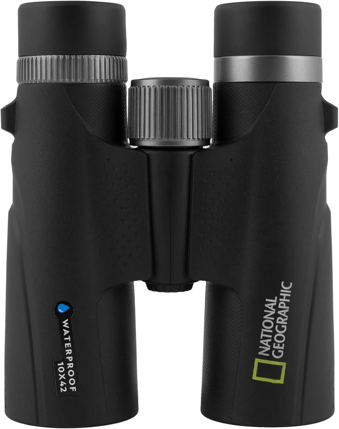 National Geographic Waterproof 10x42 Fully Coated Roof Prism Adult Binoculars with Harness for Bird Watching Hunting Hiking Outdoor Activities Travel and Sports