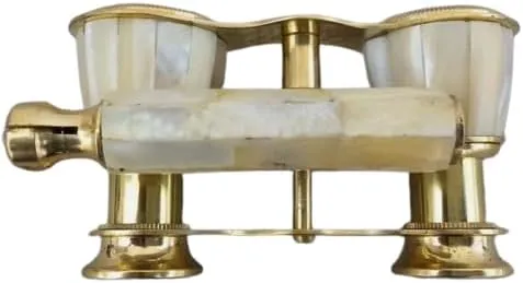 Nautical Vintage Style Opera Glass Binoculars Mother of Pearl Spyglass Telescope
