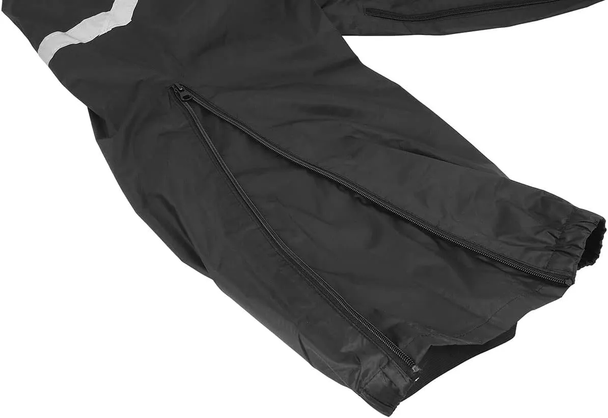 Nelson Rigg Stormrider Rain Suit; 100% Waterproof, Pants and Jacket Included with Reflective Striping (Hi-Vis Yellow/Black, 3X-Large)