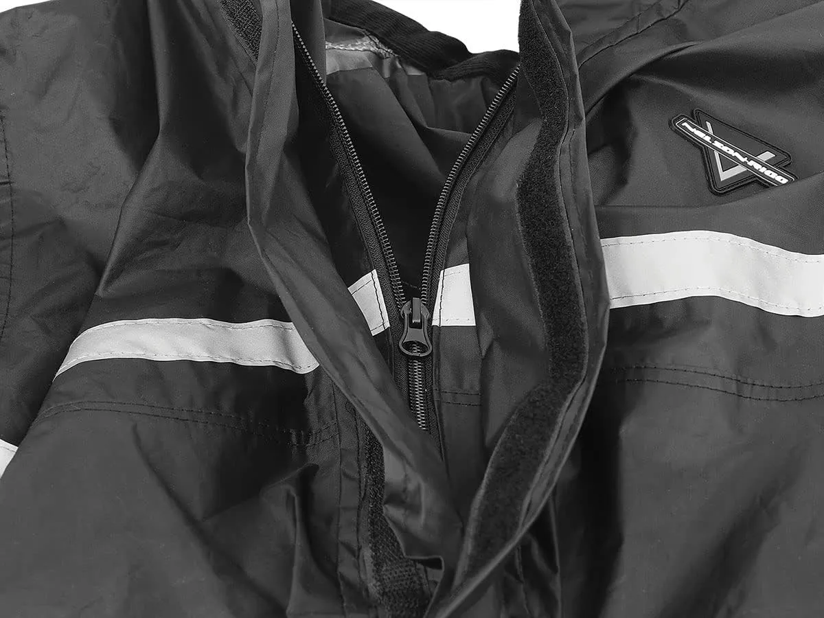 Nelson Rigg Stormrider Rain Suit; 100% Waterproof, Pants and Jacket Included with Reflective Striping (Hi-Vis Yellow/Black, 3X-Large)