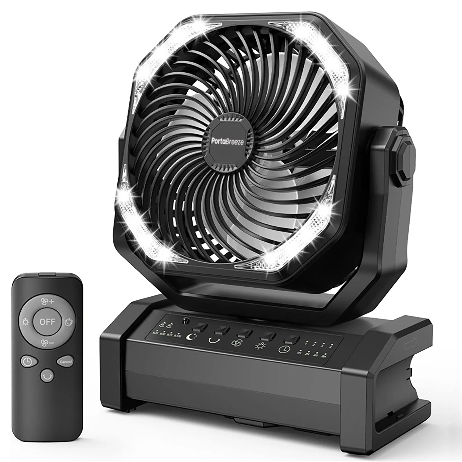NEW!  PortaBreeze D12 Rechargeable Camping Fan