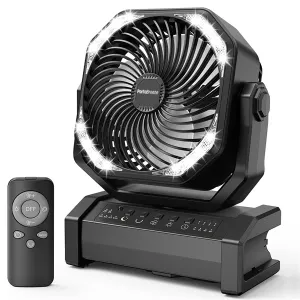 NEW!  PortaBreeze D12 Rechargeable Camping Fan