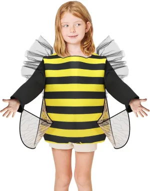 nezababycos Kids Bumble Bee Costume Wings Halloween Insect Bug Cute Animal Outfit for Toddler Girls Boys Fancy Dress Up