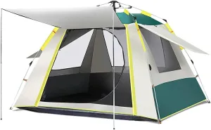 NIEH Dome Tent, Automatic Instant Pop Up Tents for 2-3 Person, Waterproof Camping Tents with Porch for Hiking Outdoor Travel