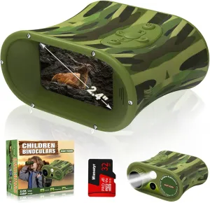 Night Vision Binoculars Digital Goggles - 4K Night Vision Binoculars,for Boys Girls Children Digital Binoculars for Kids 8-12 Years Outdoor Adventure