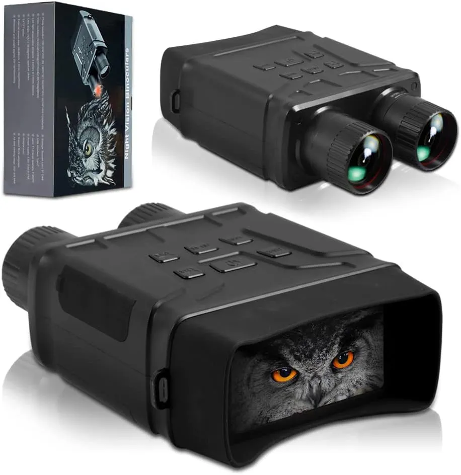Night Vision Goggles, Night Vision Binoculars,R6 Digital Night Vision Binoculars 1080p Infrared Night Vision Goggles for Hunting Camping Travel