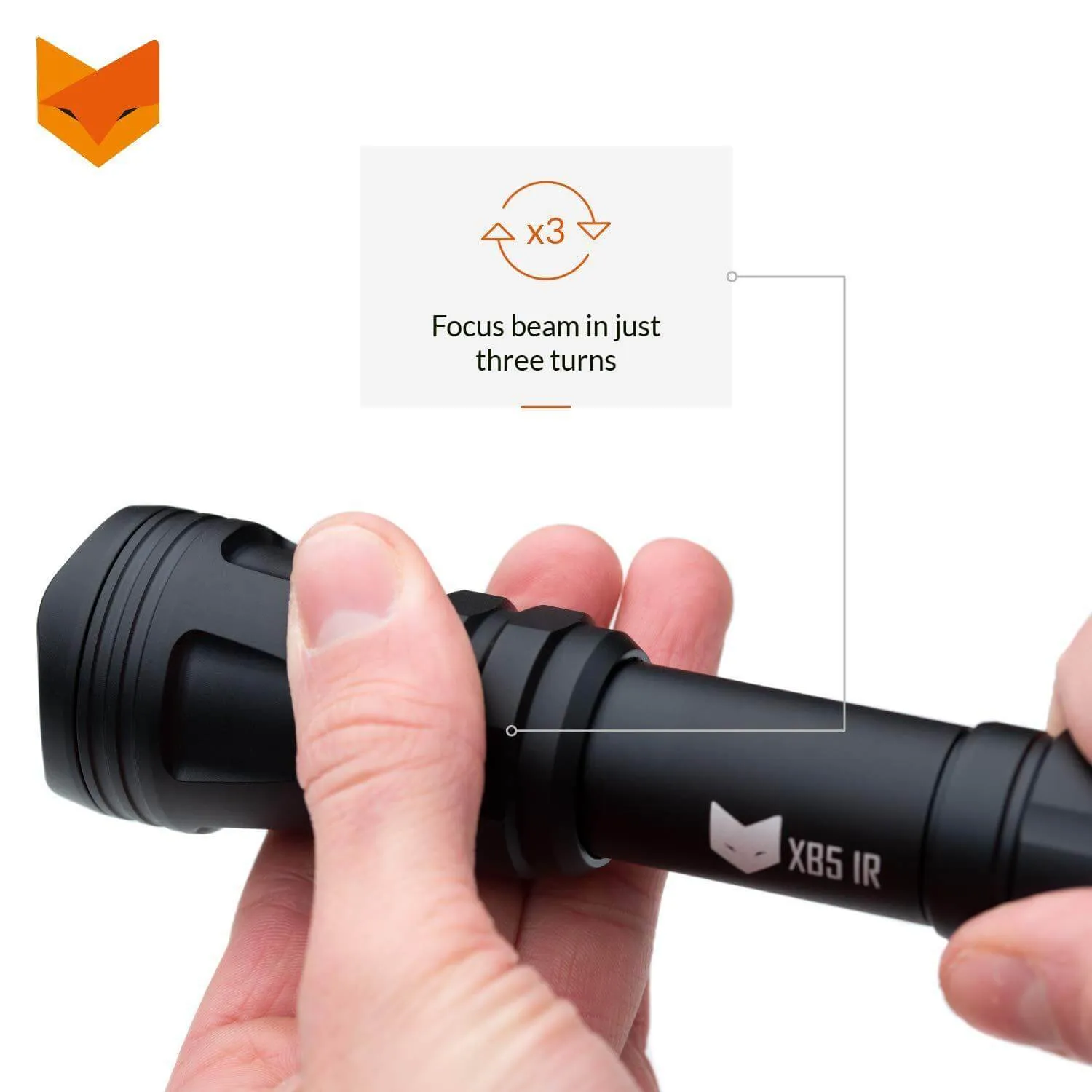 Nightfox XB5 850nm Infrared LED Flashlight