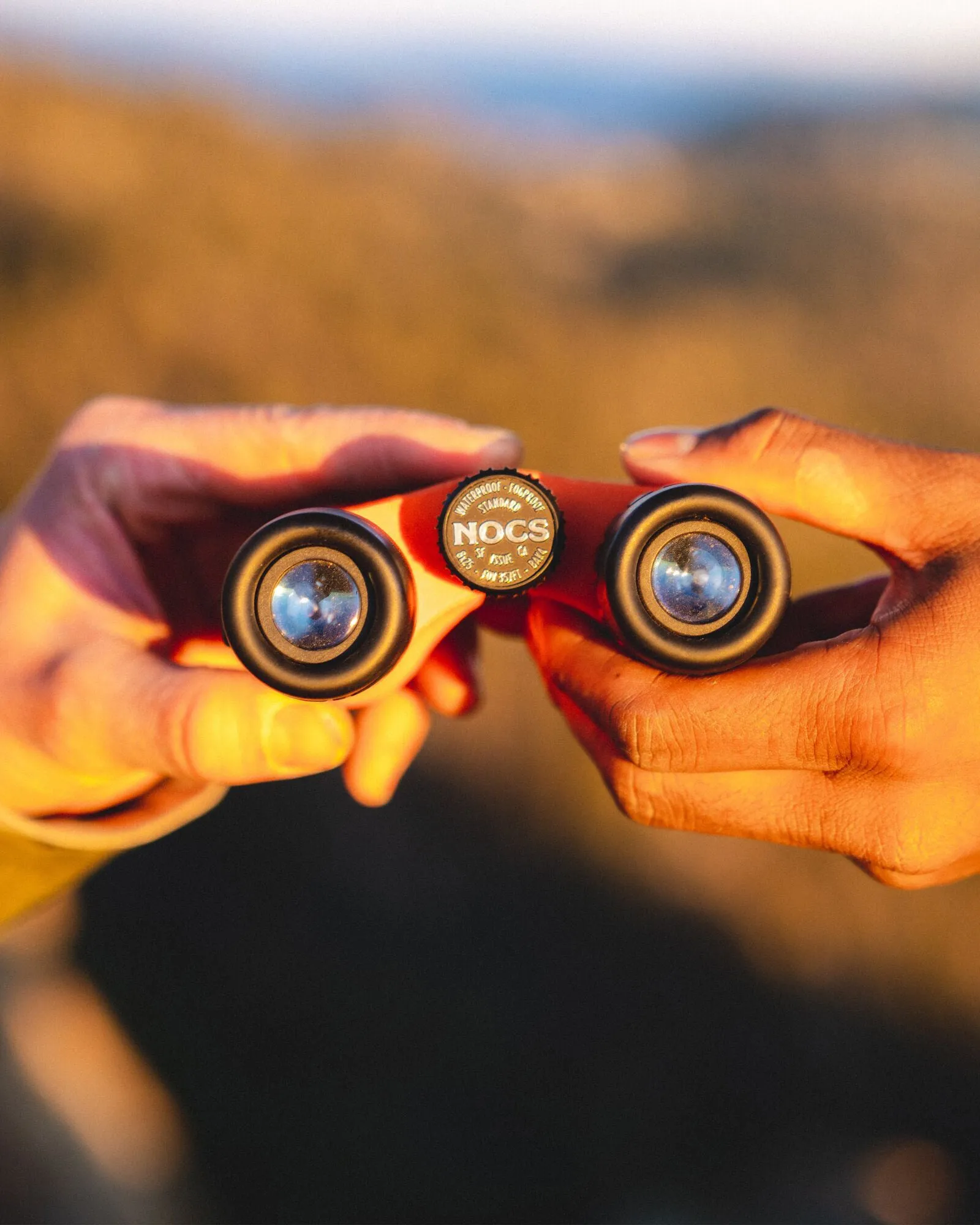 NOCS Standard Issue 8x25 WP Binoculars - Poppy Orange