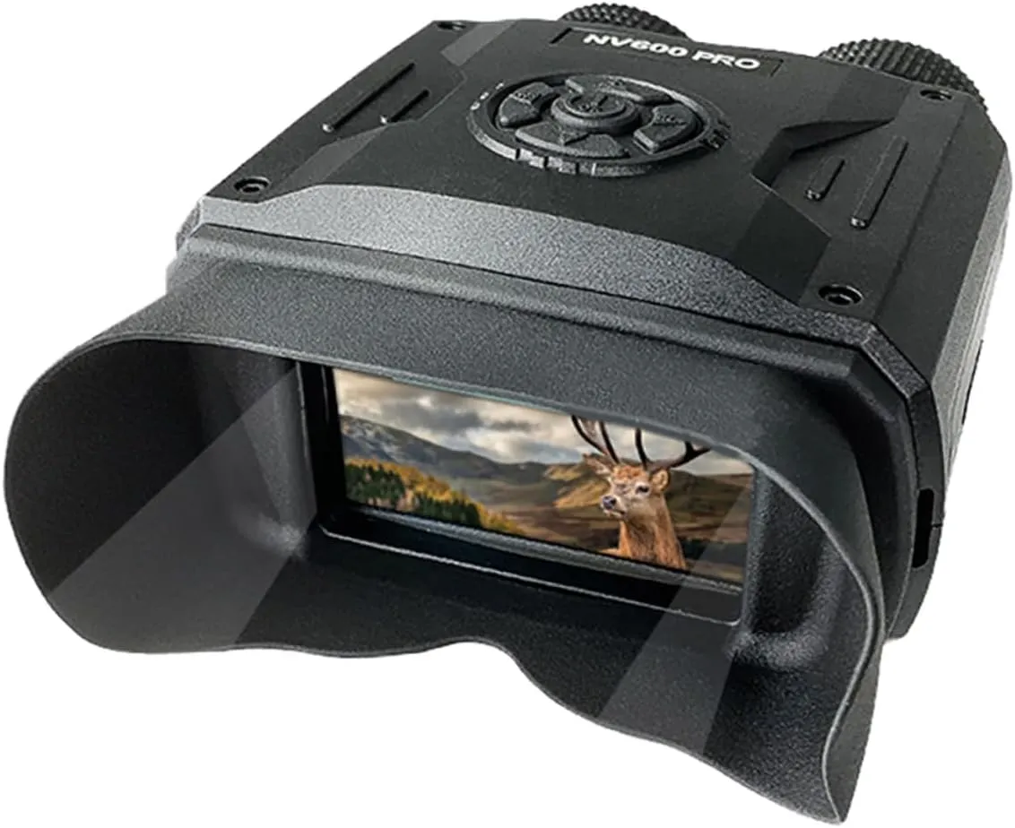 Nv600pro Night Vision Binoculars 6X Optical 6X Digital Photo Video Mode for Outdoor Adventures