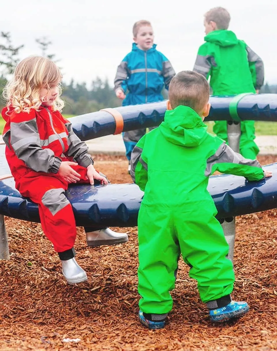 OAKI Rain and Trail Suit - The Ultimate Kids & Toddler Rain Suit for Boys & Girls - Perfect Muddy Buddy Rain Overalls Toddler
