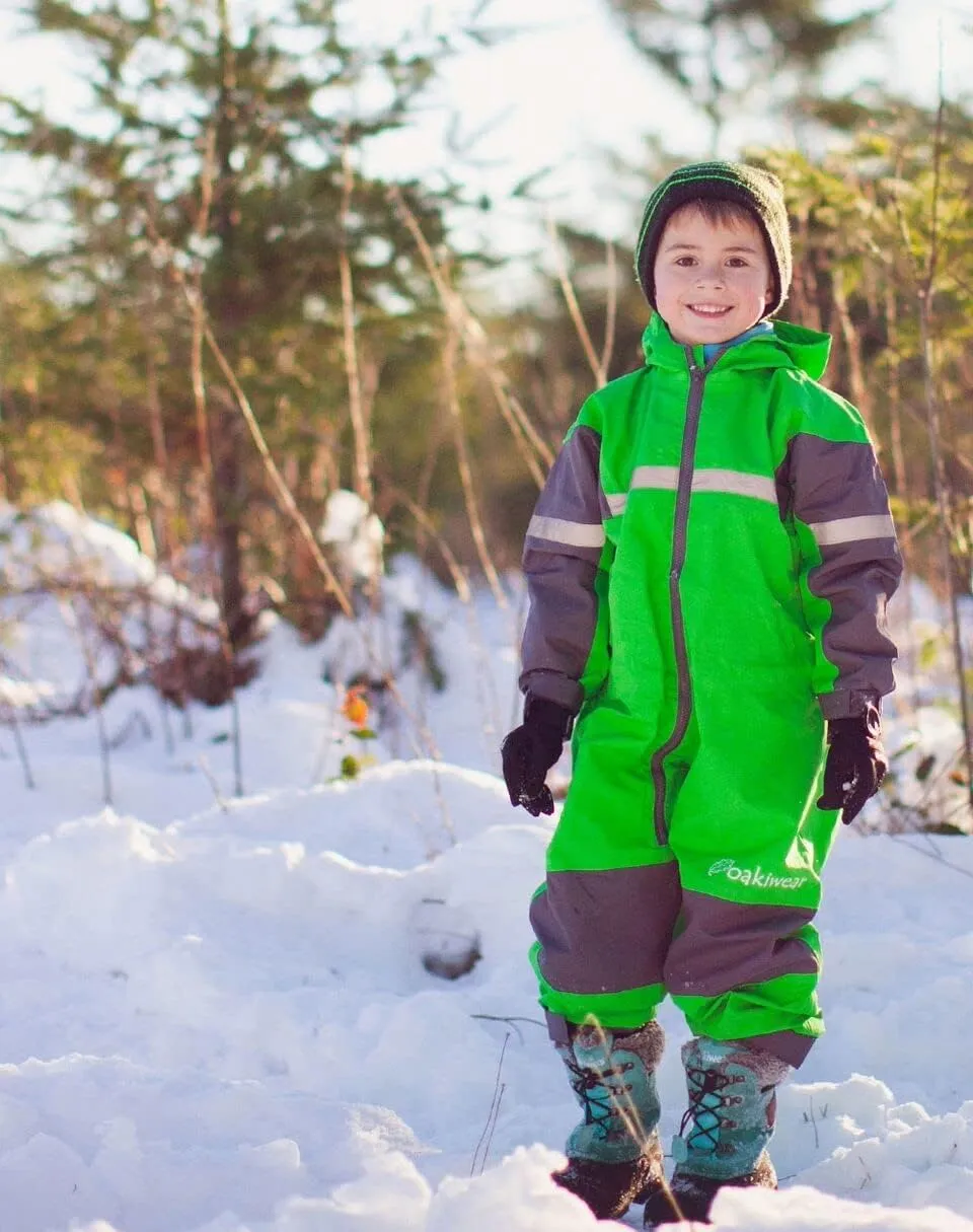 OAKI Rain and Trail Suit - The Ultimate Kids & Toddler Rain Suit for Boys & Girls - Perfect Muddy Buddy Rain Overalls Toddler