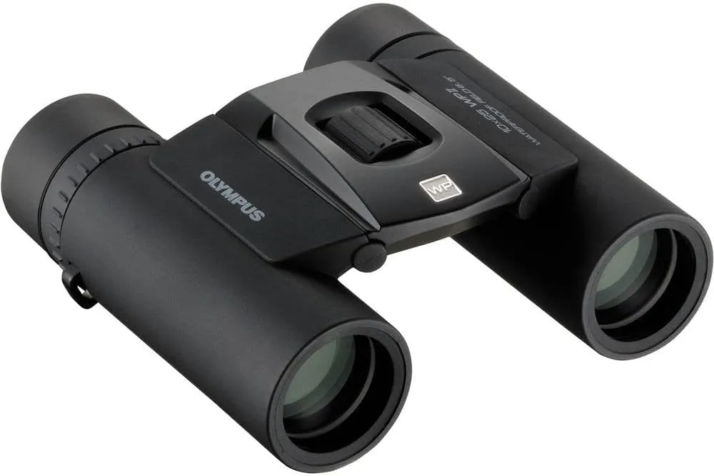 OLYMPUS 10X25WP II BLK Waterproof Binoculars Roof Prism Compact Binocular