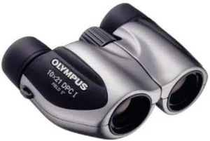 OM SYSTEM OLYMPUS Roamer 10x21 DPC I Compact Porro Prism Binocular (Black)