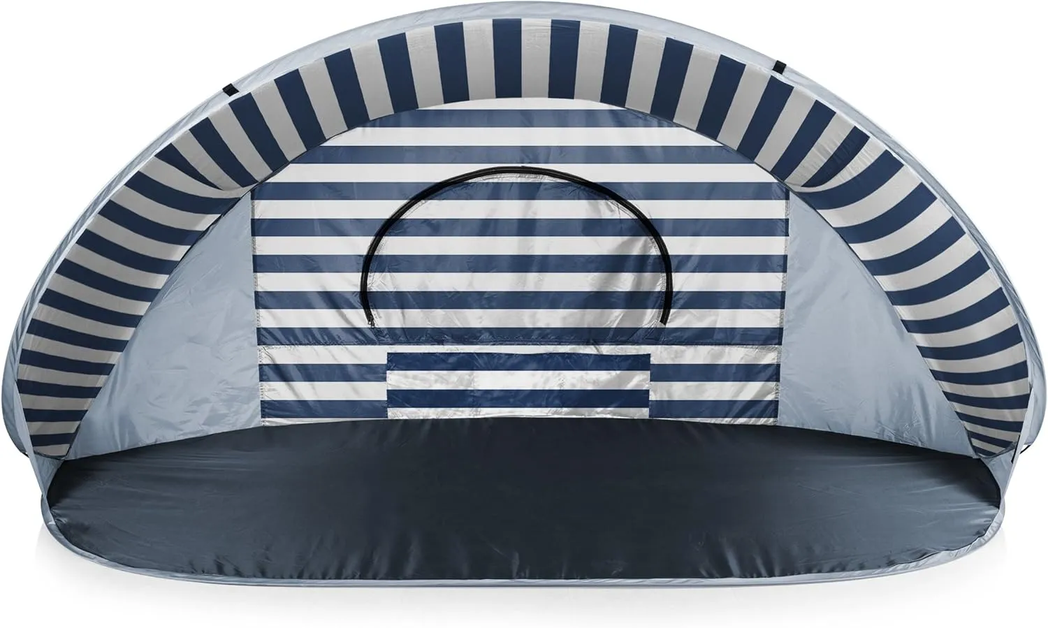 ONIVA - a Picnic Time brand - Manta Portable Beach Tent - Pop Up Tent - Beach Sun Shelter Pop Up, (Navy Blue & White Stripe)