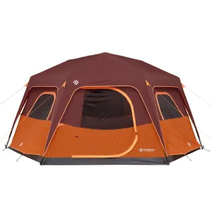 OUTDOOR 8 Person Instant Lighted Hexagon Tent 15' x 13'