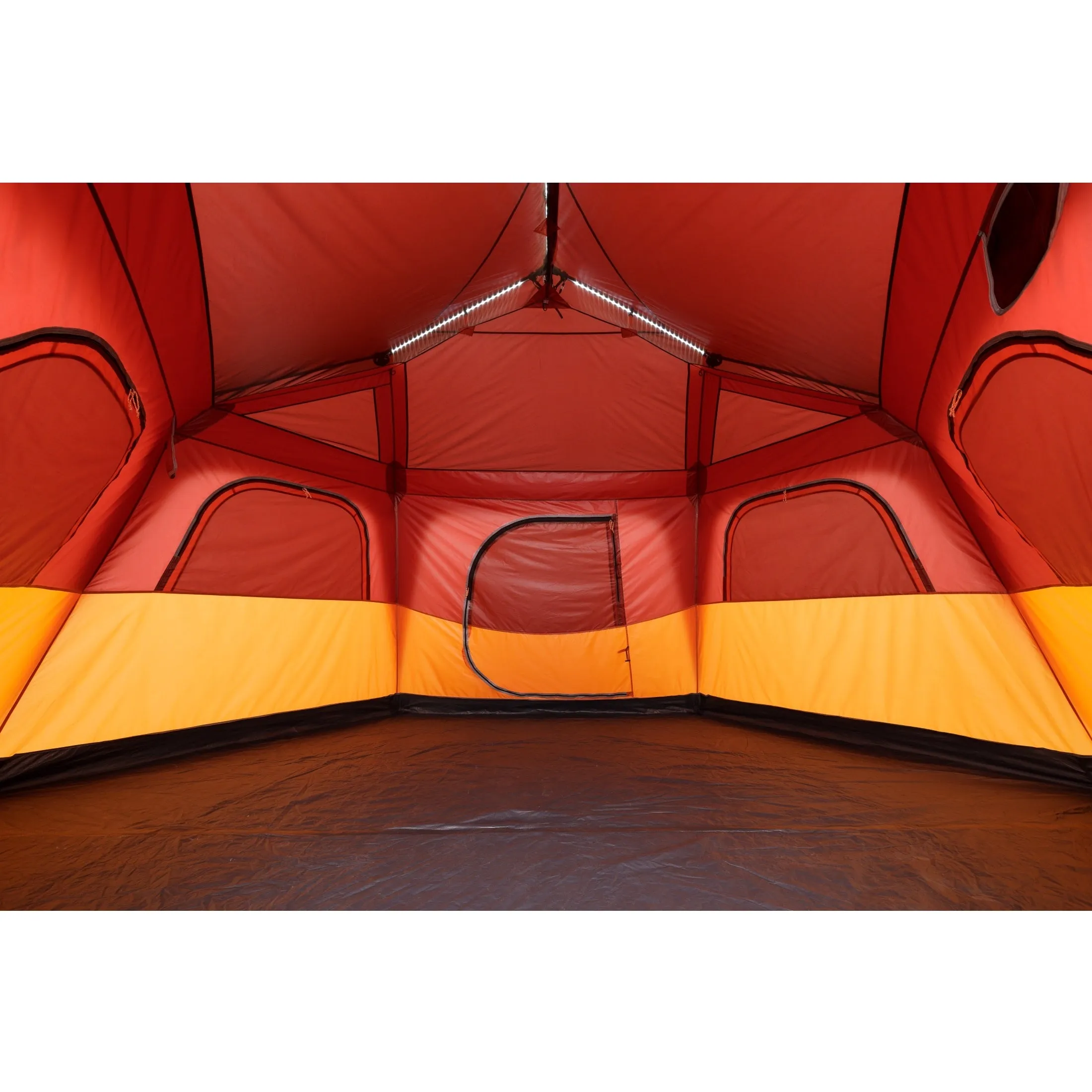 OUTDOOR 8 Person Instant Lighted Hexagon Tent 15' x 13'