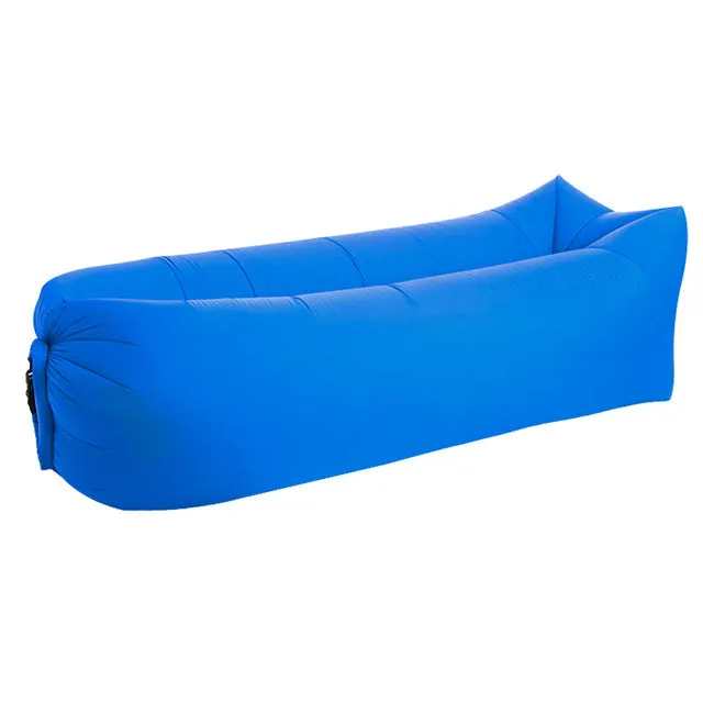 Outdoor Camping Mat Picnic Mat Beach Mat Inflatable Sofa Lazy Bag Air Sofa Bed Moisture-Proof Pad Inflatable Air Lounger Chair