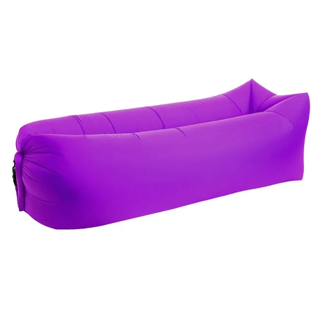 Outdoor Camping Mat Picnic Mat Beach Mat Inflatable Sofa Lazy Bag Air Sofa Bed Moisture-Proof Pad Inflatable Air Lounger Chair