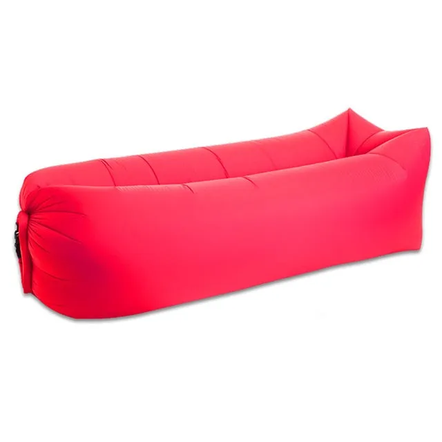 Outdoor Camping Mat Picnic Mat Beach Mat Inflatable Sofa Lazy Bag Air Sofa Bed Moisture-Proof Pad Inflatable Air Lounger Chair