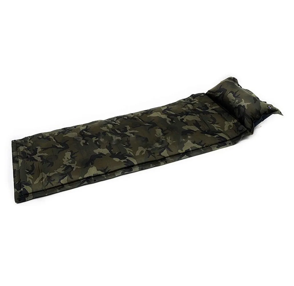 Outdoor Camping Sleeping Mat with Inflatable Cushion